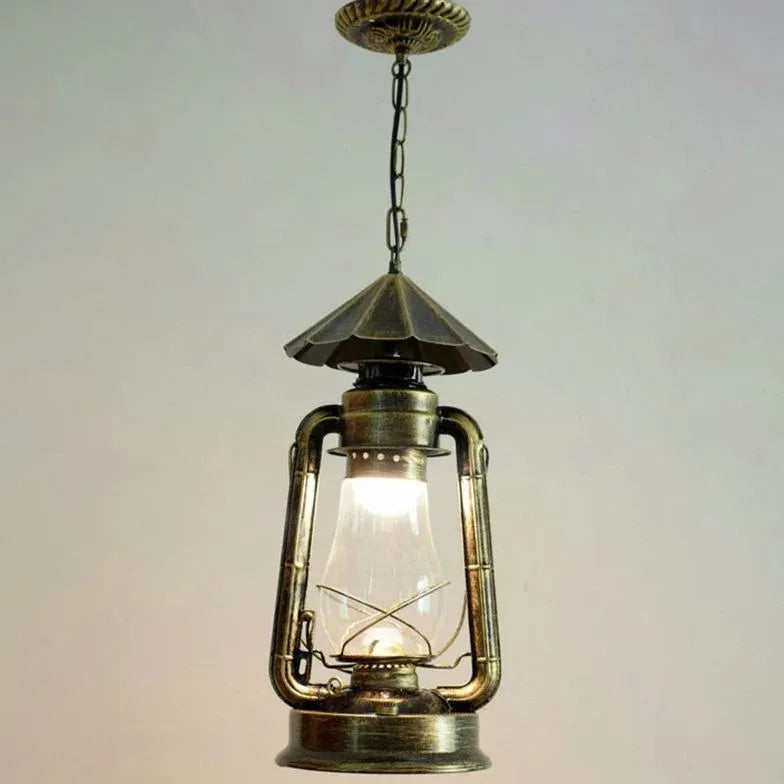 Lanternformad Vintage Industriell Taklampa 