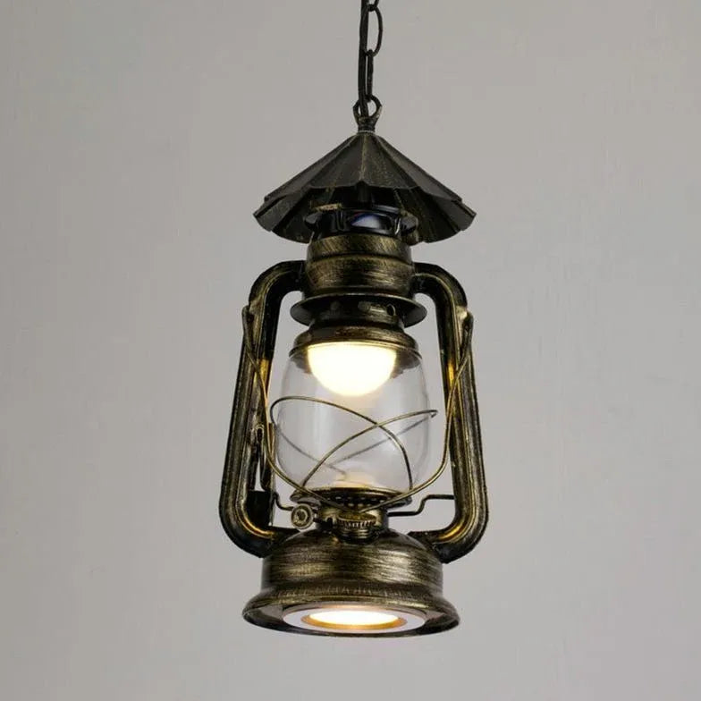 Lanternformad Vintage Industriell Taklampa 