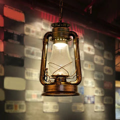 Lanternformad Vintage Industriell Taklampa 