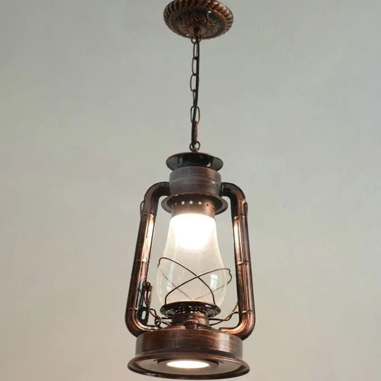 Lanternformad Vintage Industriell Taklampa 