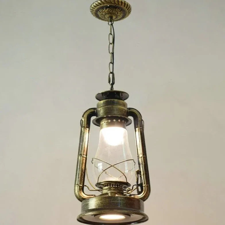 Lanternformad Vintage Industriell Taklampa 