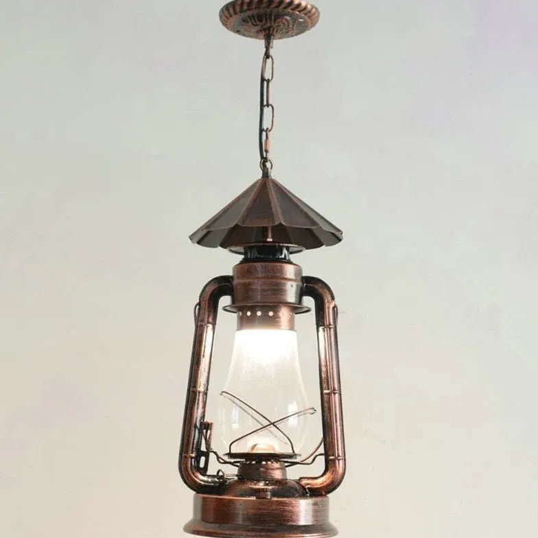 Lanternformad Vintage Industriell Taklampa 
