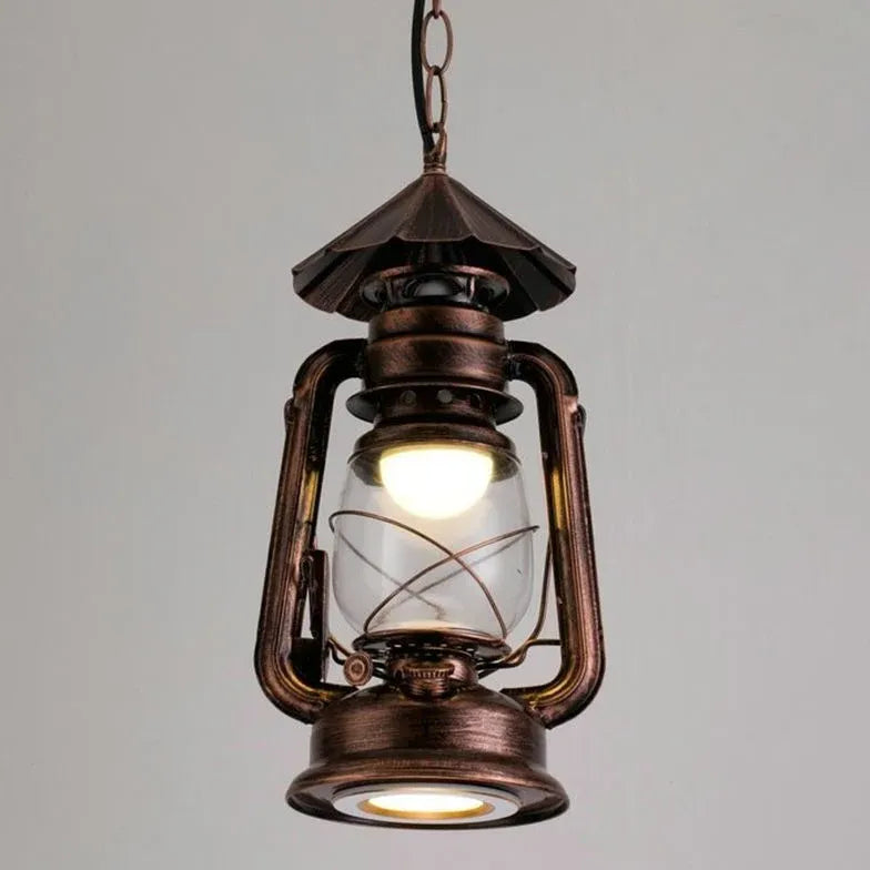 Lanternformad Vintage Industriell Taklampa 