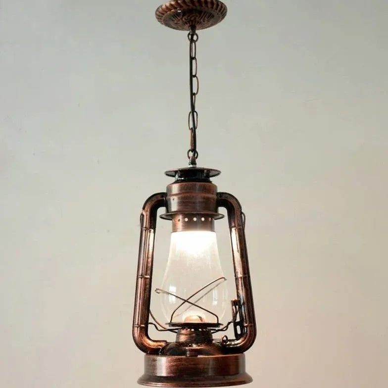 Lanternformad Vintage Industriell Taklampa 
