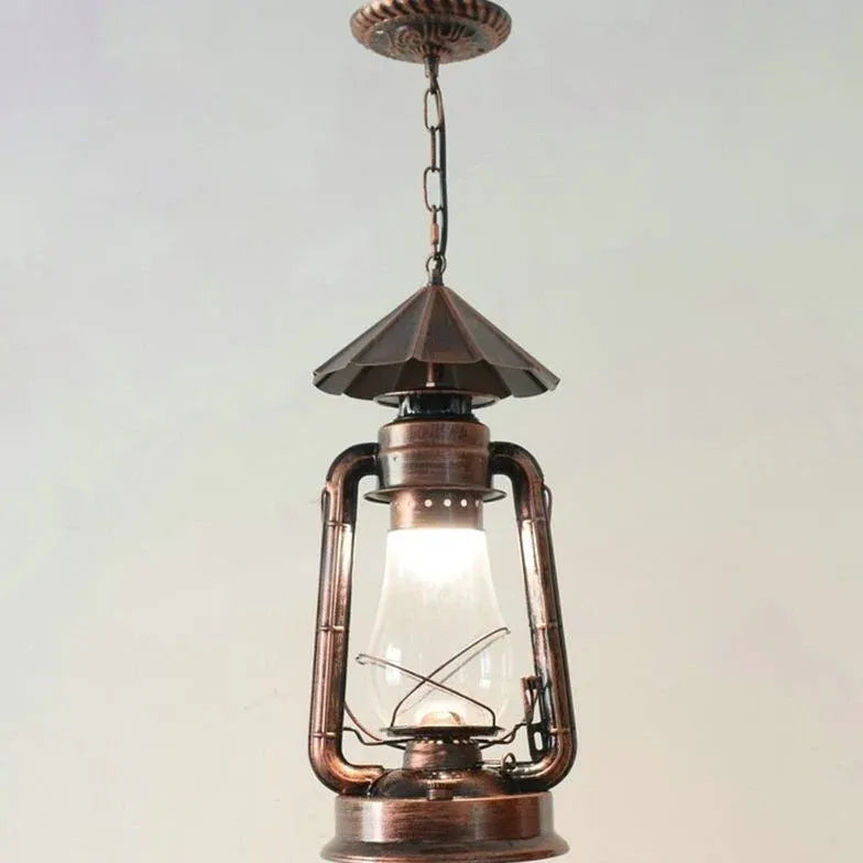 Lanternformad Vintage Industriell Taklampa 