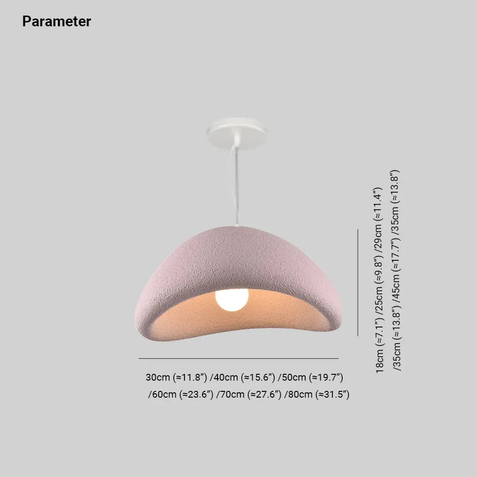 Polystyren Modern Rosa Sovrums Hängande Lampa