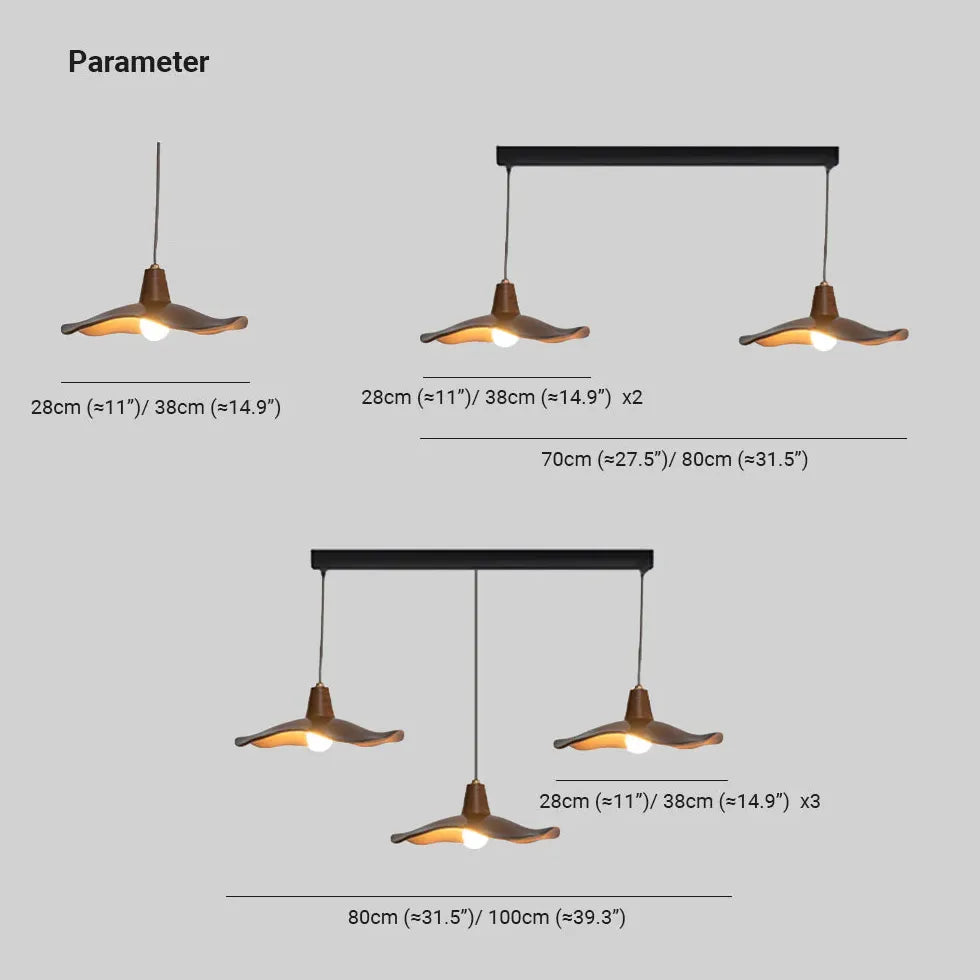 Unik Lamp Skärm Design Resin Sovrum Hänglampa