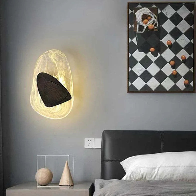 Säng Vägglampa Tvåfärgad Modern Oregelbunden Design 