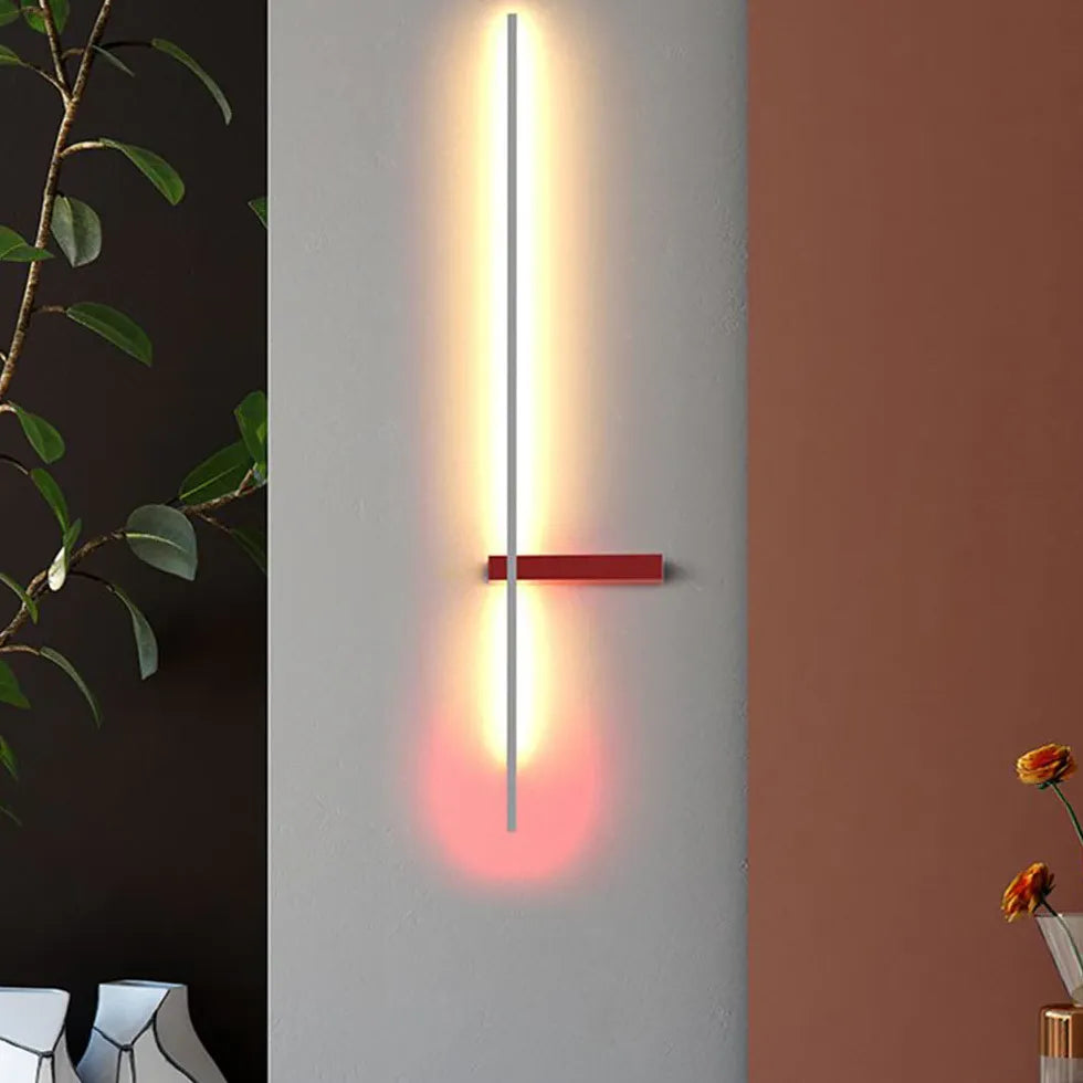 Minimalistisk Lång LED Stripa Modern Vägglampa