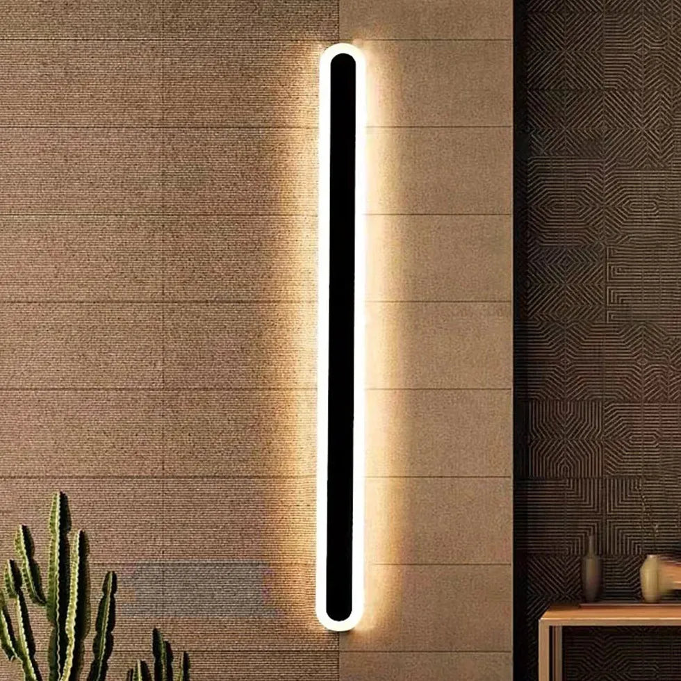 Vägglampa Led Dimbar Lång Smal Modern Design 