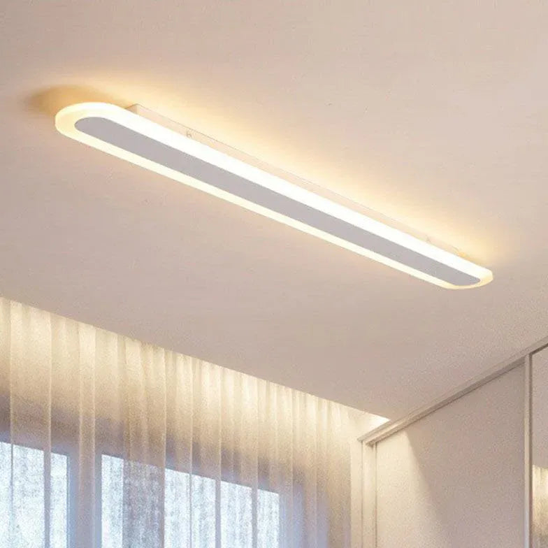 Lång Oval LED Minimalistisk Taklampa 