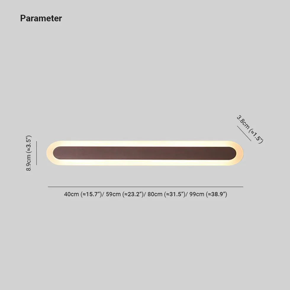 Vit Oval Led Spegel Ljus Badrum