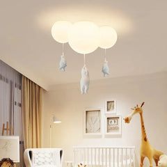 Taklampa Globo White Arctic Bear Design 