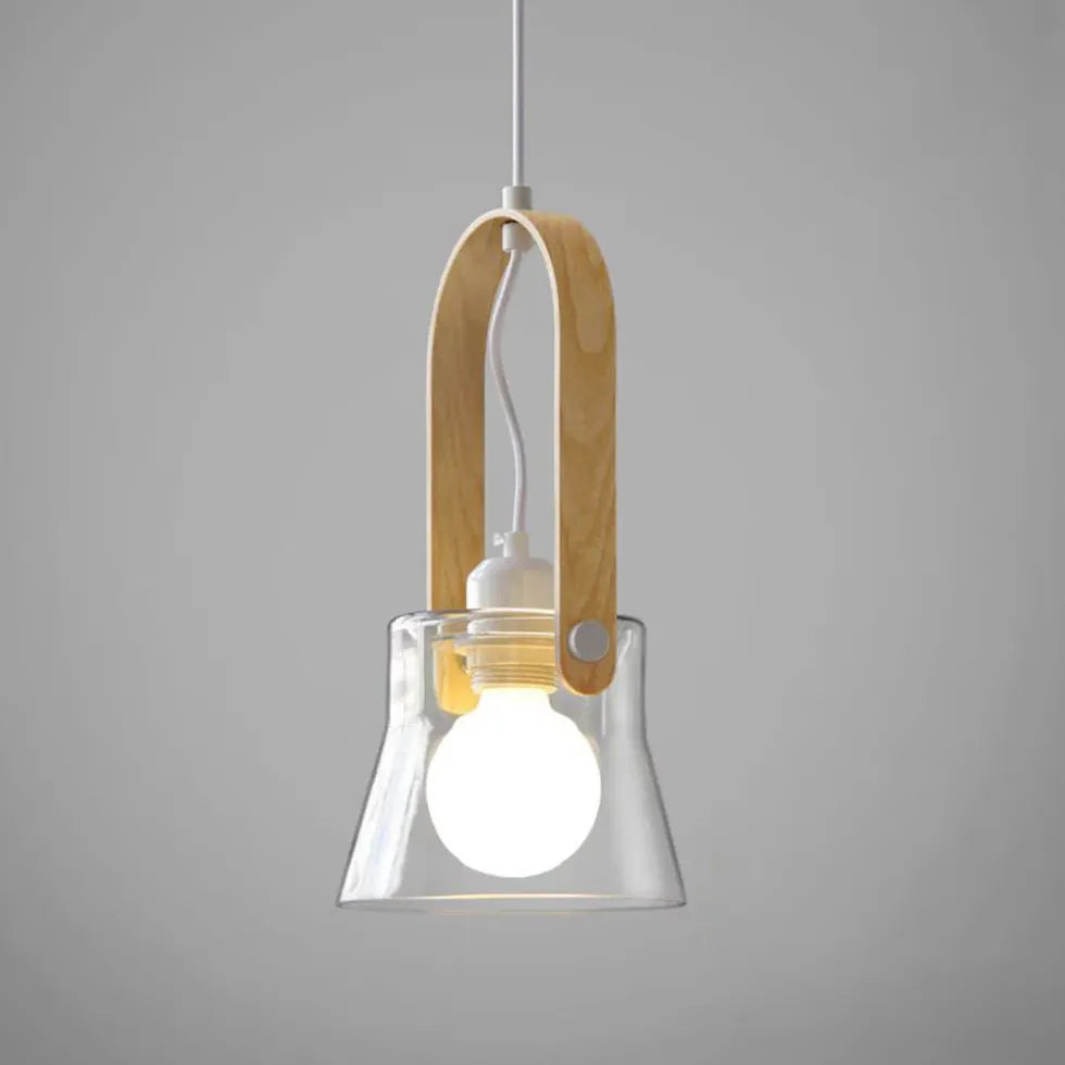 Transparent Glas Modern Matsal Taklampa 