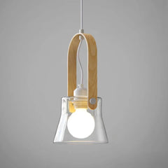 Transparent Glas Modern Matsal Taklampa