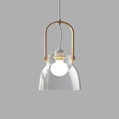 Transparent Glas Modern Matsal Taklampa