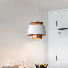 Dubbel Lager Lampskärm LED Modern Hänglampa