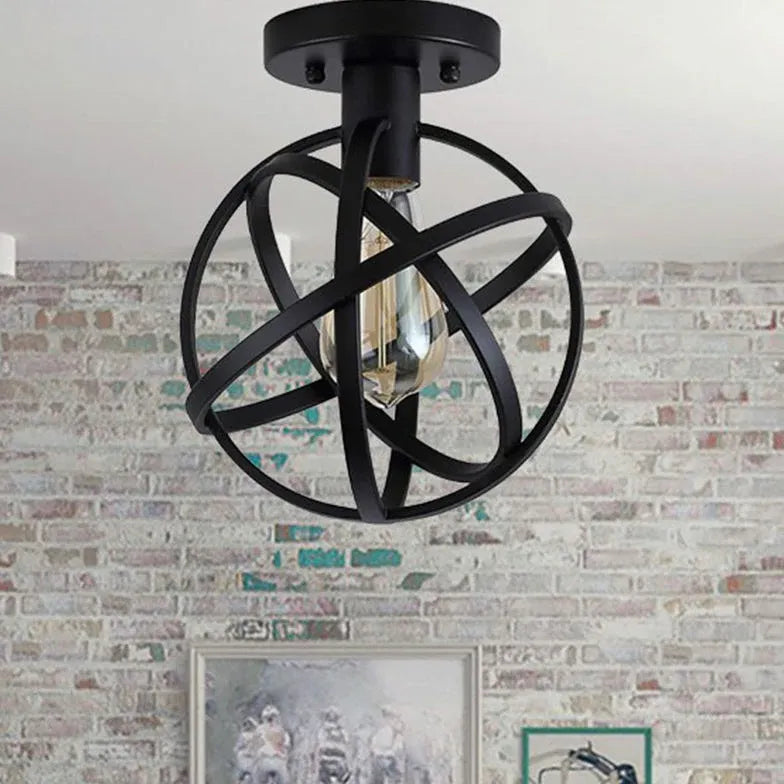 Taklampa Kulor Svart Modern Industriell Design 
