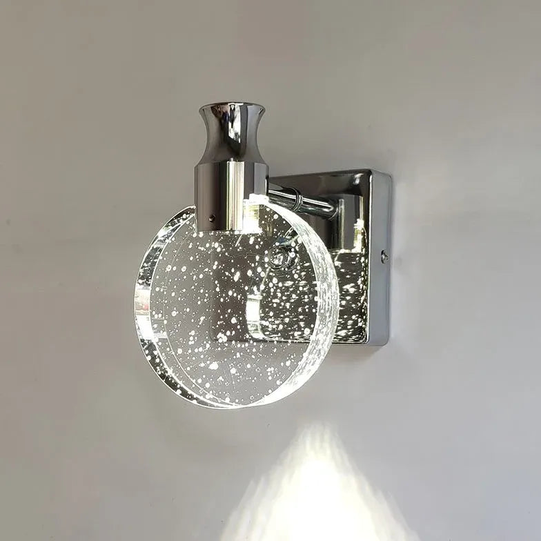 Bubbel Vägglampa LED Kristall