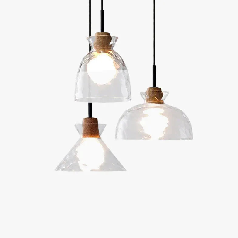 Levy Minimalistisk Geometrisk Glas Pendellampa