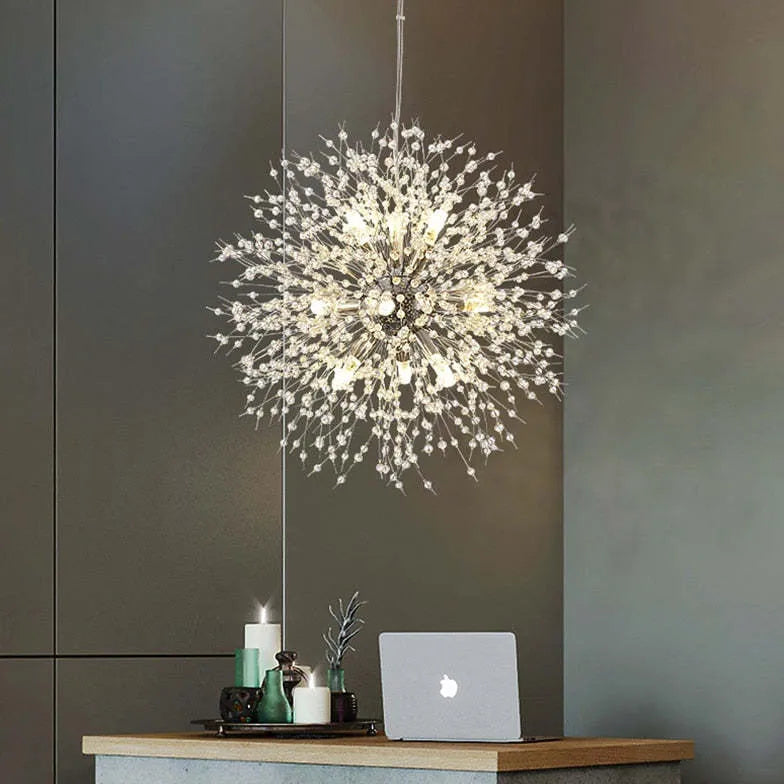 Rund Fyrverkeriformad Modern LED Taklampa Design 