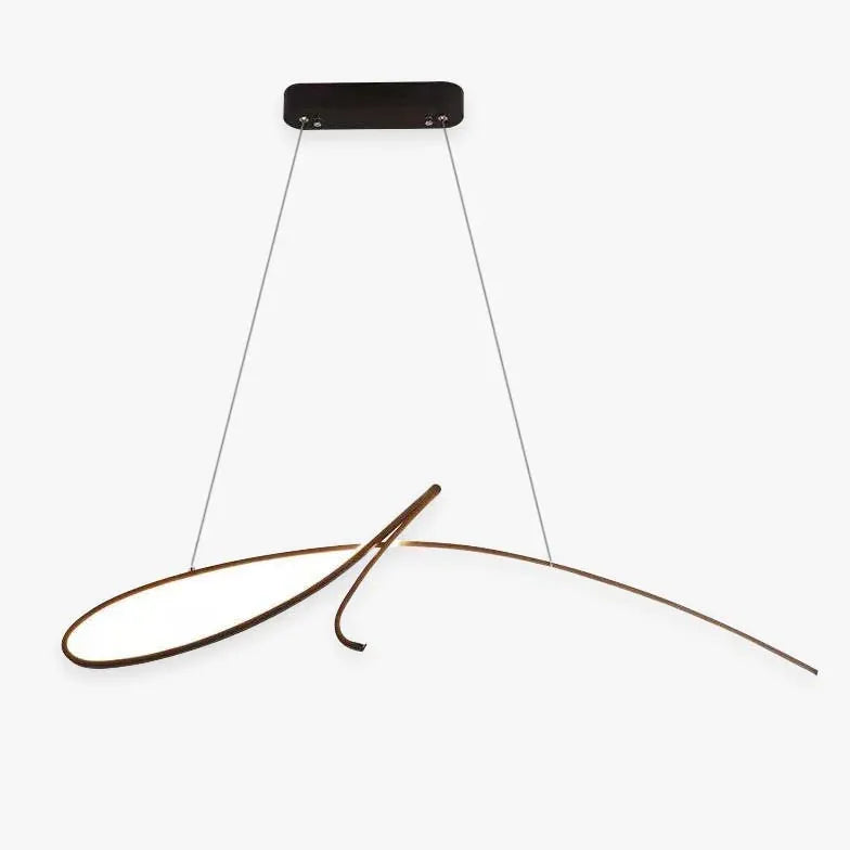 Minimalistisk Oregelbundet Böjd Modern Pendellampa