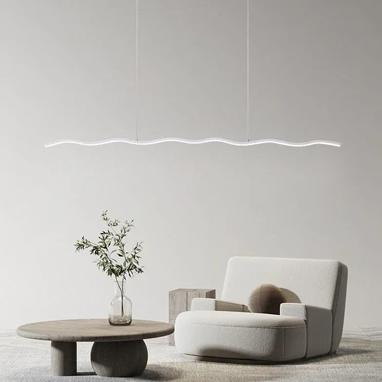 Vågig Linje Minimalistisk Modern Pendellampa