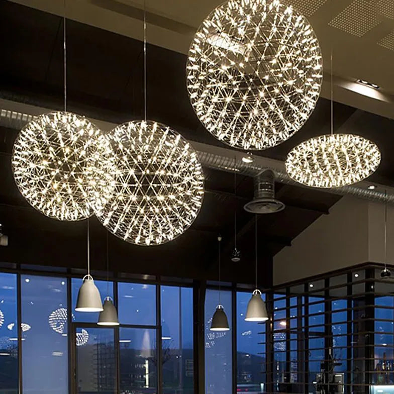 Ljus Sfär LED Modern Pendellampa