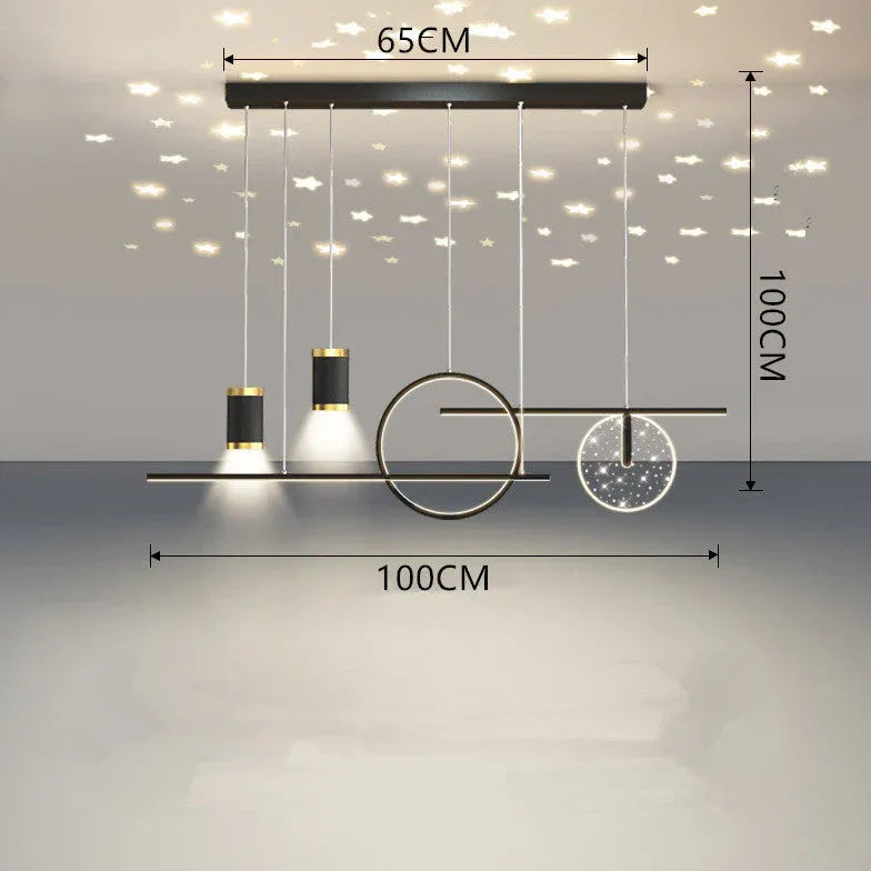 Natt Himmel Atmosfär Matrum LED Pendellampa