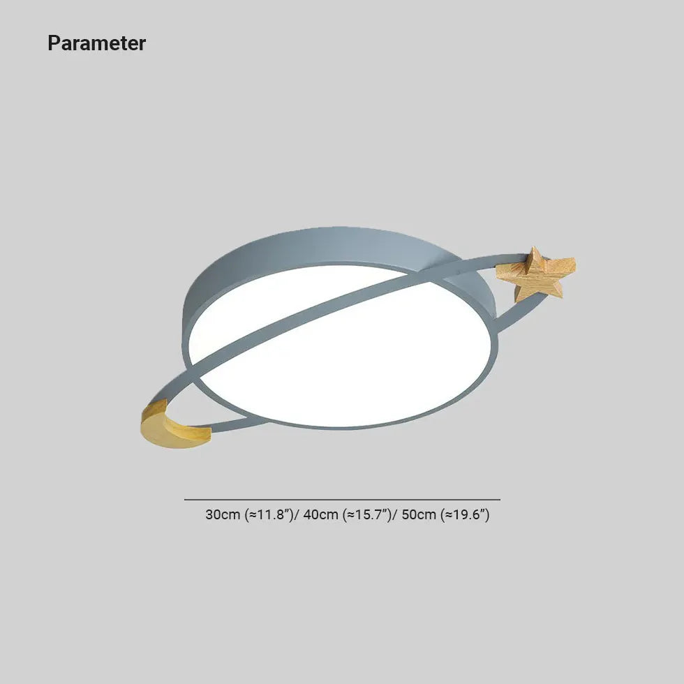 Platta Stjärnor Sovrum LED Plafondlampa Design 