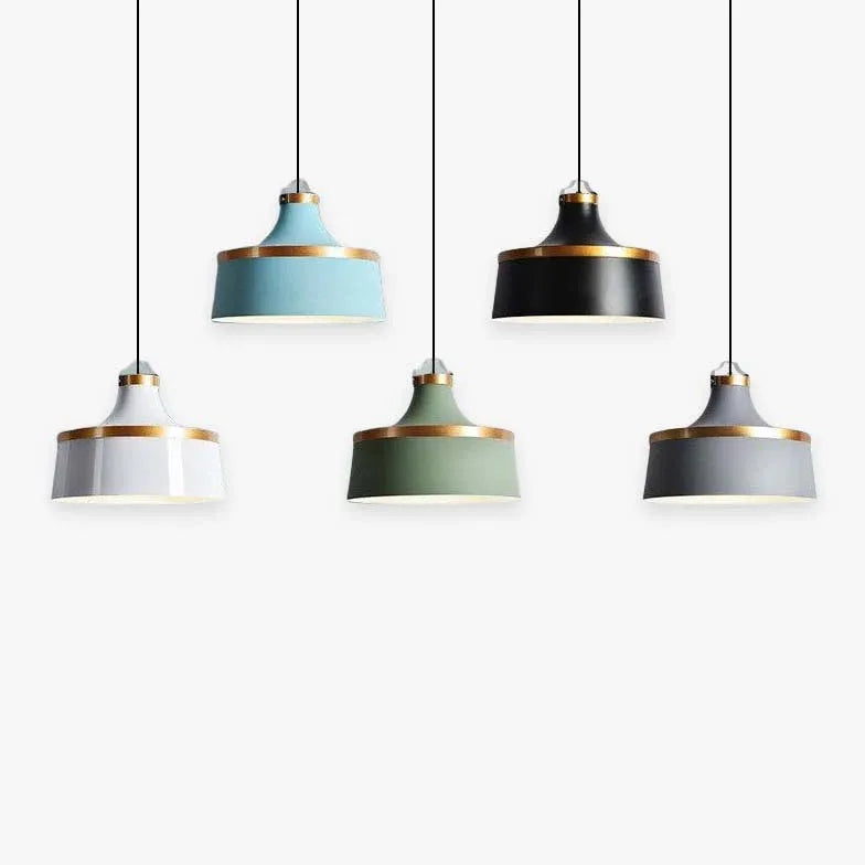 Bred Konformad Retro Matsal Taklampa Design