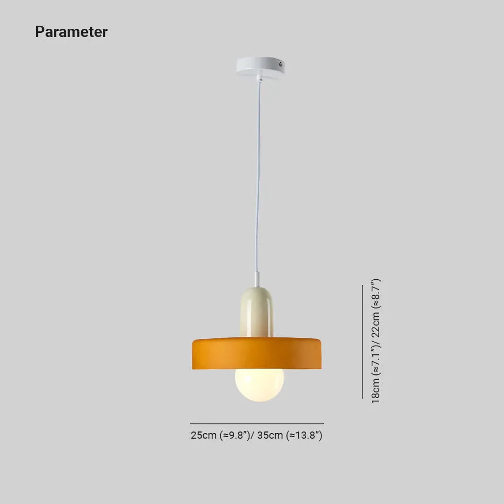 Tecknad Svamp Modern Glas Taklampa Design 