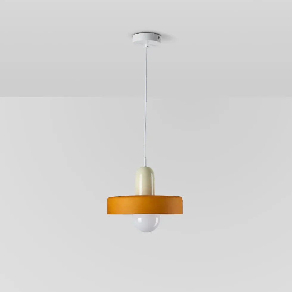 Tecknad Svamp Modern Glas Taklampa Design 