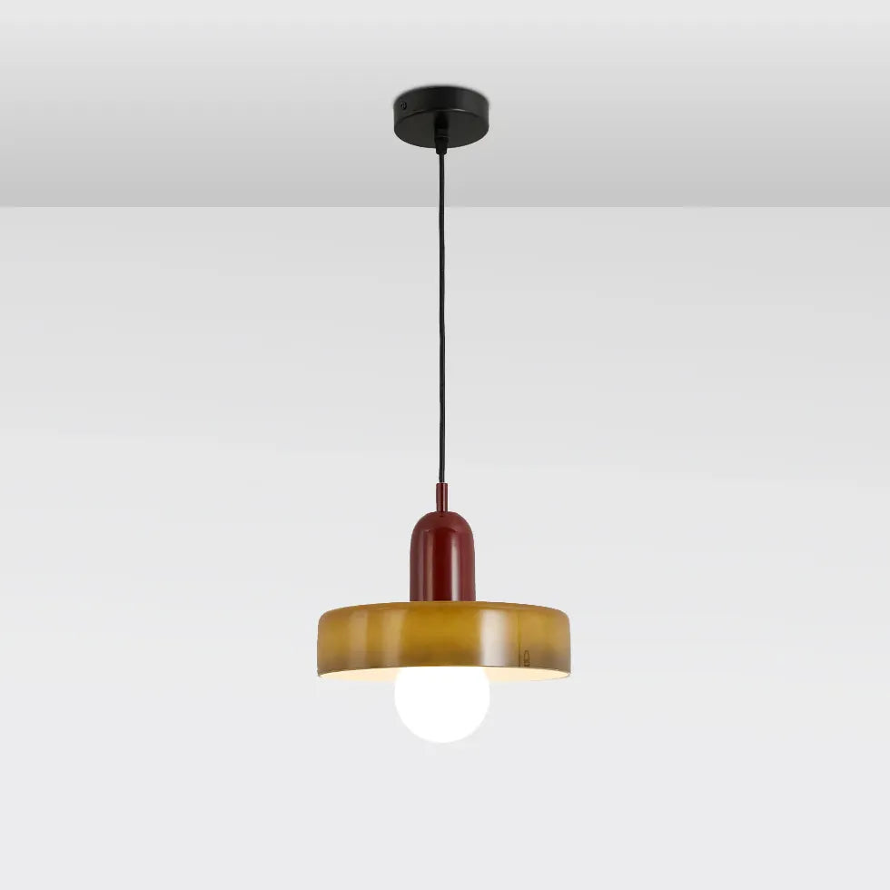 Tecknad Svamp Modern Glas Taklampa Design 