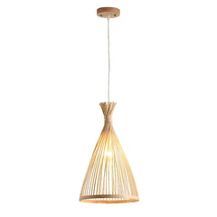 Naturliga Material Modern Rötande Taklampa 