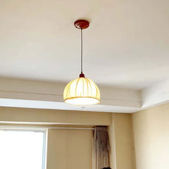 Pendellamp Tygkonst Sovrum Retro Stil 