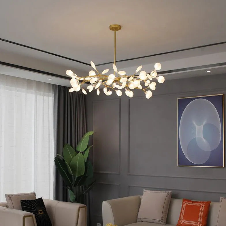 Lampadario med Snäckramar för Vardagsrum 