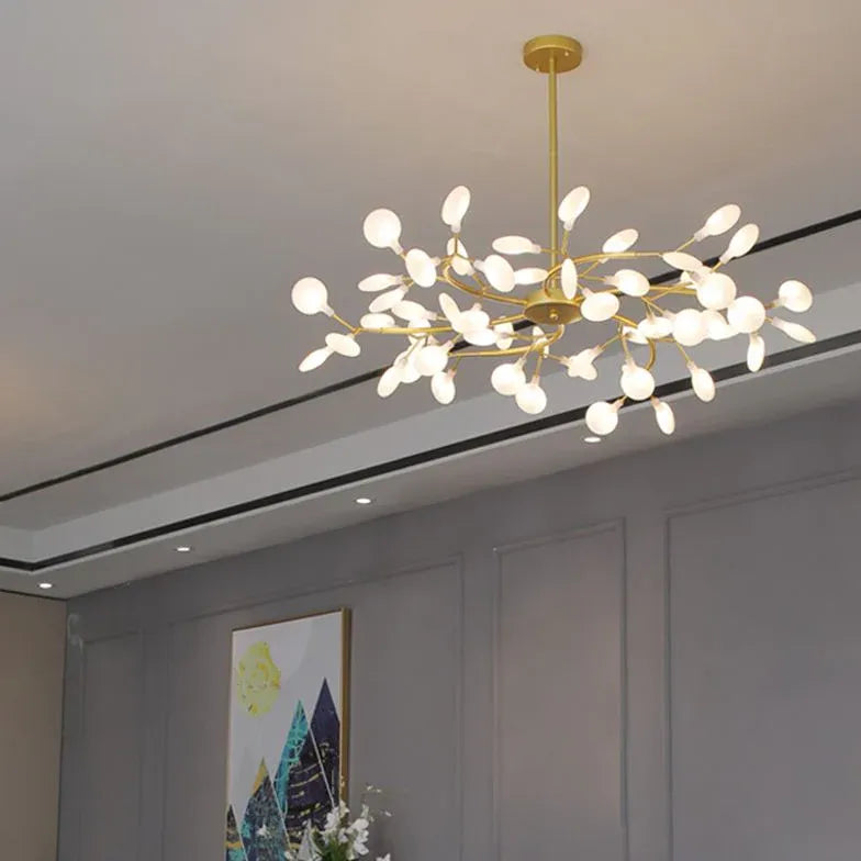 Lampadario med Snäckramar för Vardagsrum 