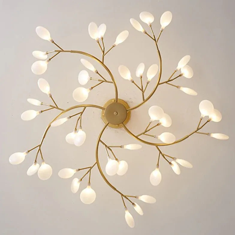 Lampadario med Snäckramar för Vardagsrum 