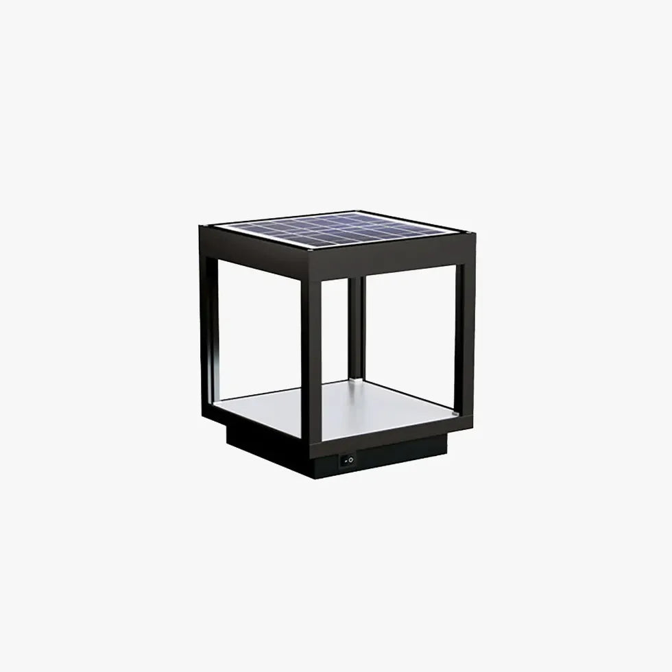 Solcell Kub Lantern Utomhus Golvlampor 