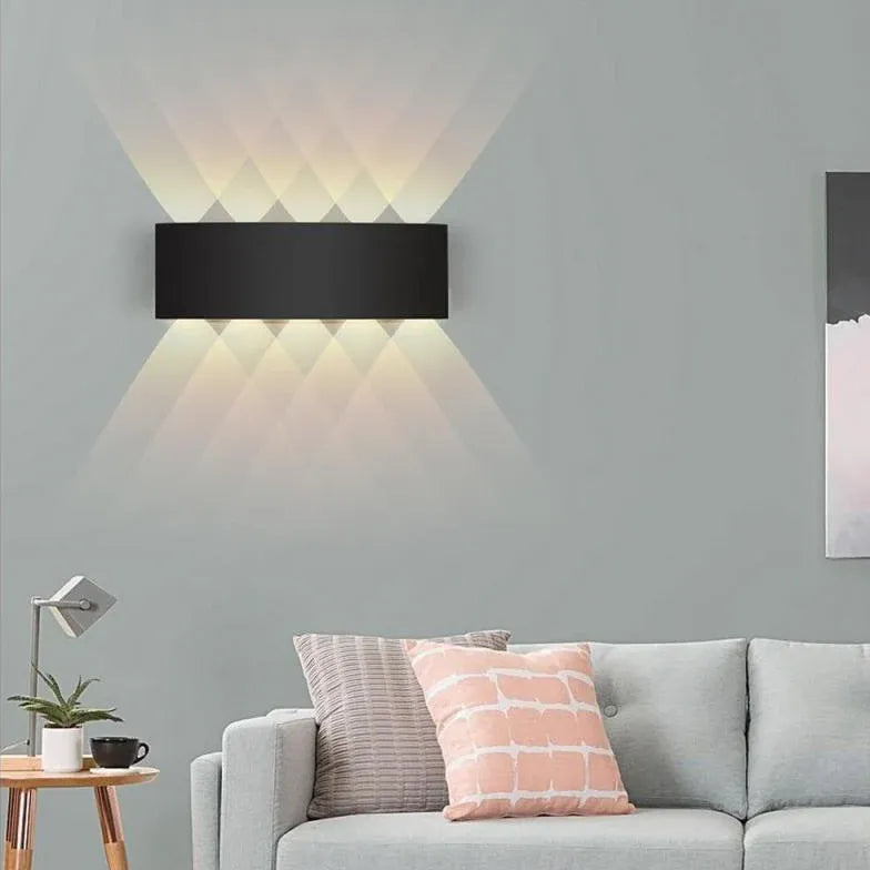 Vit Minimalistisk Modern LED Upp- Och Nedljus 