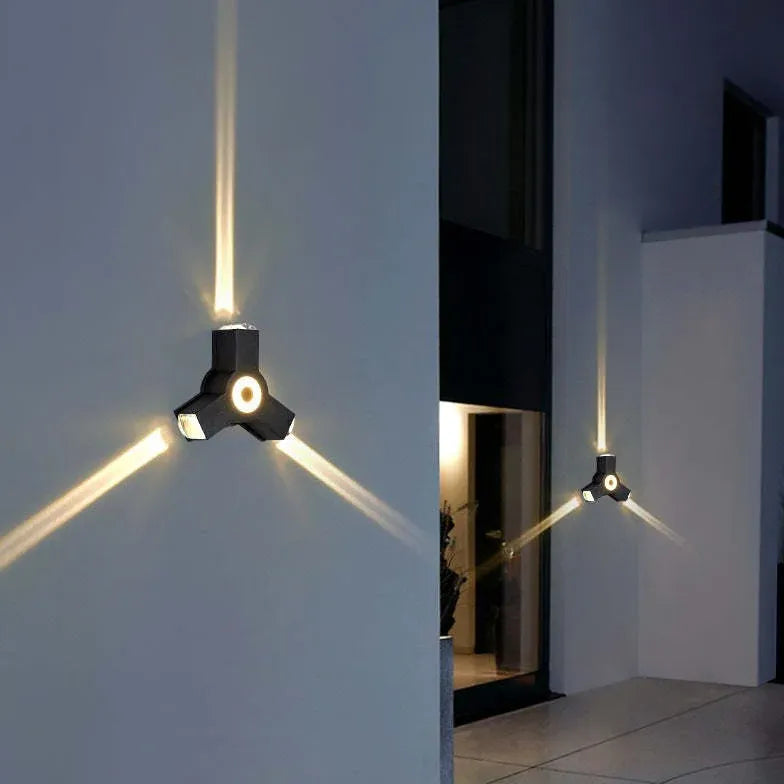 Vägglampa Ute Svart LED Upp Och Ner 