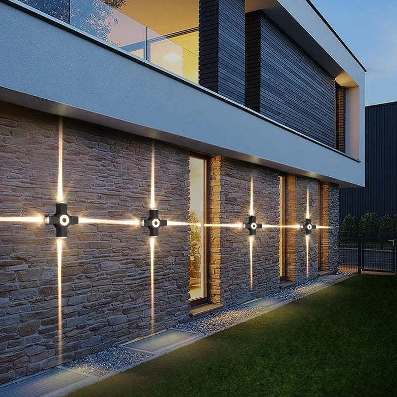 Vägglampa Ute Svart LED Upp Och Ner 