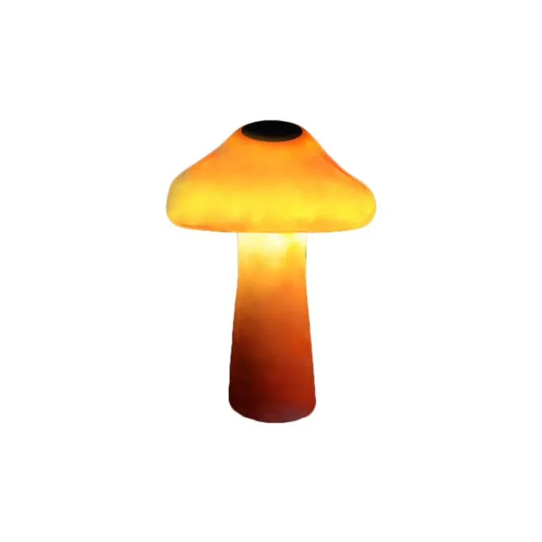 Orange Svampformad LED Utomhus Golvlampor 