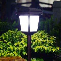 Lantern LED Glödlampa Solar Utomhus Bollardlampor 