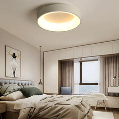 Taklampe Led Vit Rund Sovrum Design 