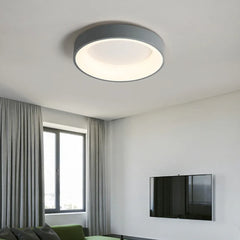 Taklampe Led Vit Rund Sovrum Design 