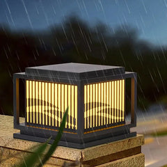 Staketformad Vintage LED Utomhuspelarlampa 