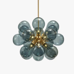 Radiell Kronbladsdesign Glas Modern Pendellampa 