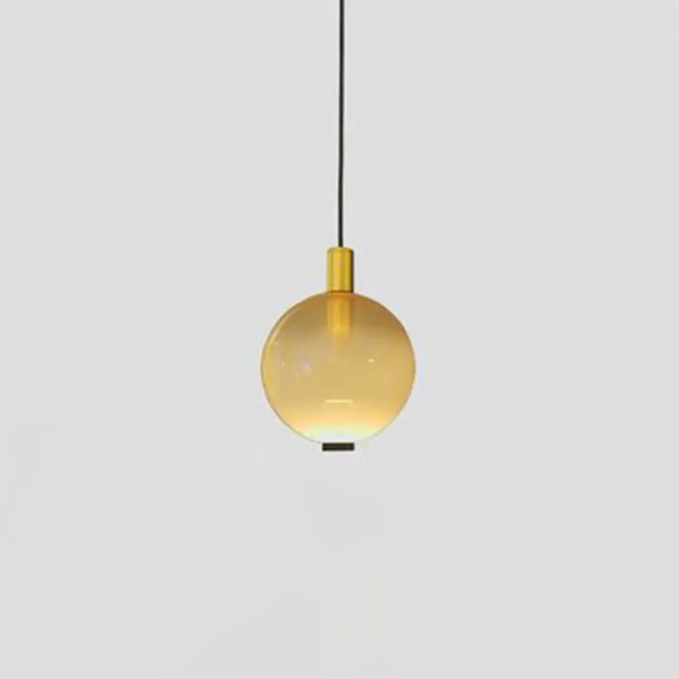 Semi-Transparent Sfärisk Modern LED Hänglampa 